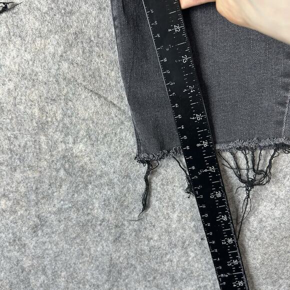 Carley Jean Los Angelos Danny Skinny Jeans Womens 2X Black Button Fly Stretch - Picture 7 of 10